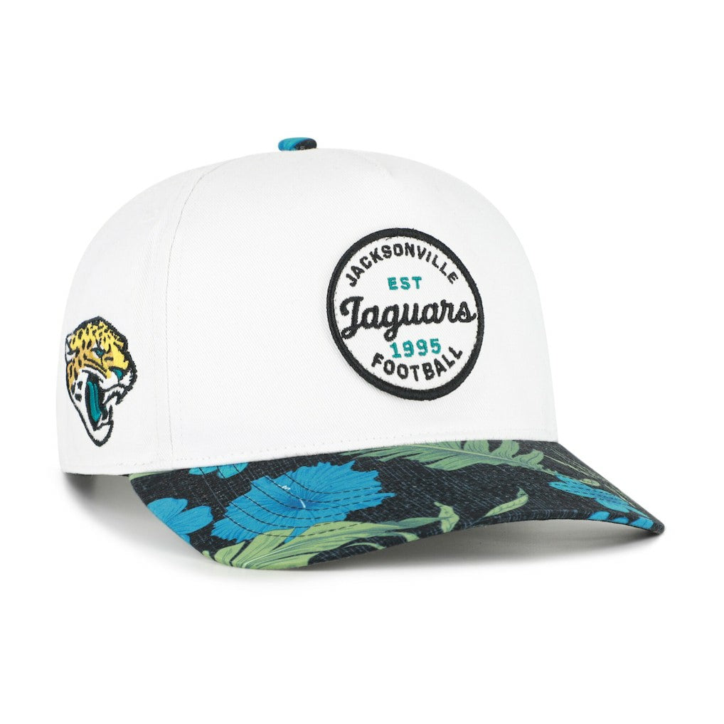 Jacksonville Jaguars '47 Beach Side Hitch Adjustable Hat - White/Black Hats