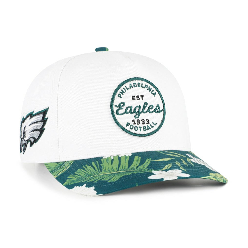 Philadelphia Eagles '47 Beach Side Hitch Adjustable Hat - White/Midnight Green Hats