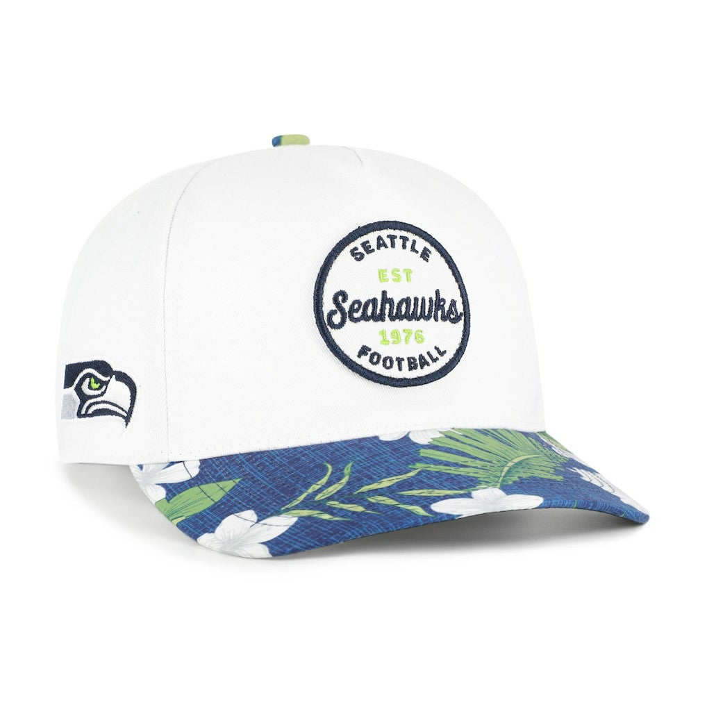 Seattle Seahawks '47 Beach Side Hitch Adjustable Hat - White/College Navy Hats