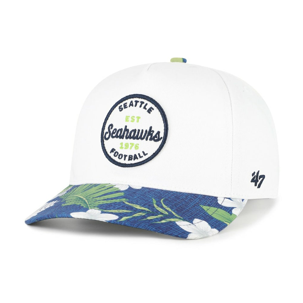 Seattle Seahawks '47 Beach Side Hitch Adjustable Hat - White/College Navy Hats