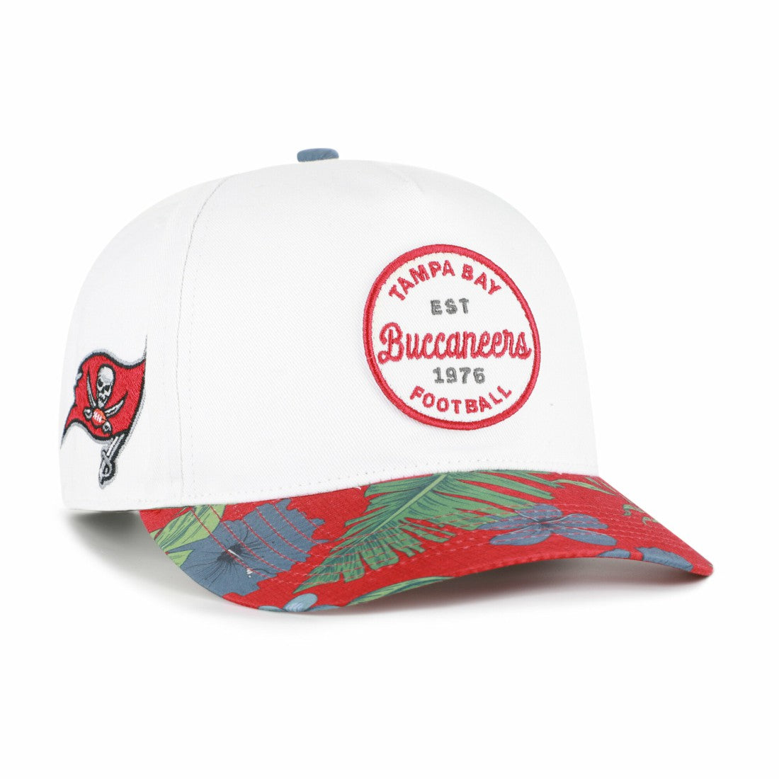Tampa Bay Buccaneers '47 Beach Side Hitch Adjustable Hat - White/Red Hats