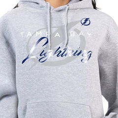 Tampa Bay Lightning G-III 4Her by Carl Banks Women's Shadow Logo Fleece Hoodie - Gray | US 203519922