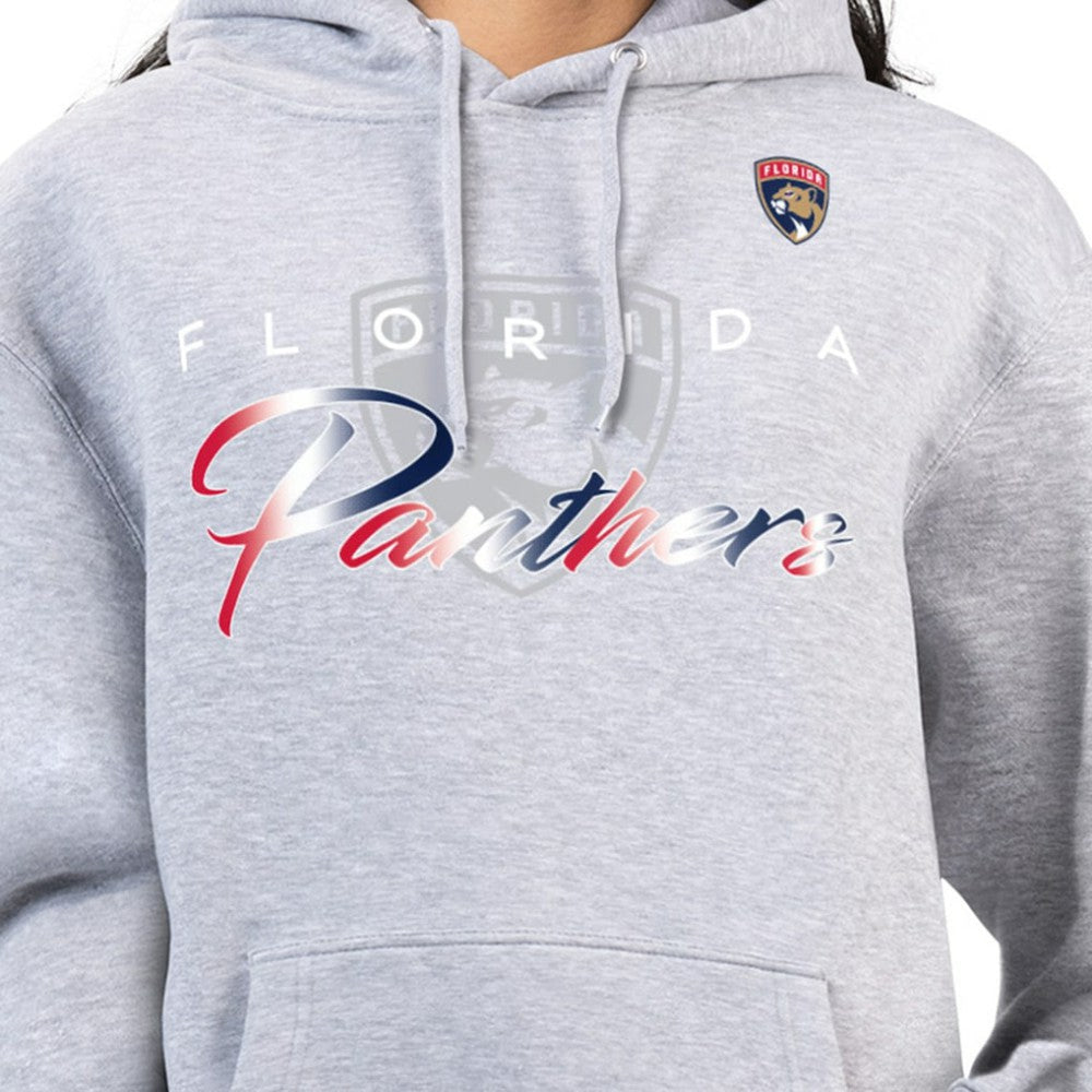 Florida Panthers G-III 4Her by Carl Banks Women's Shadow Logo Fleece Hoodie - Gray | US 203519931