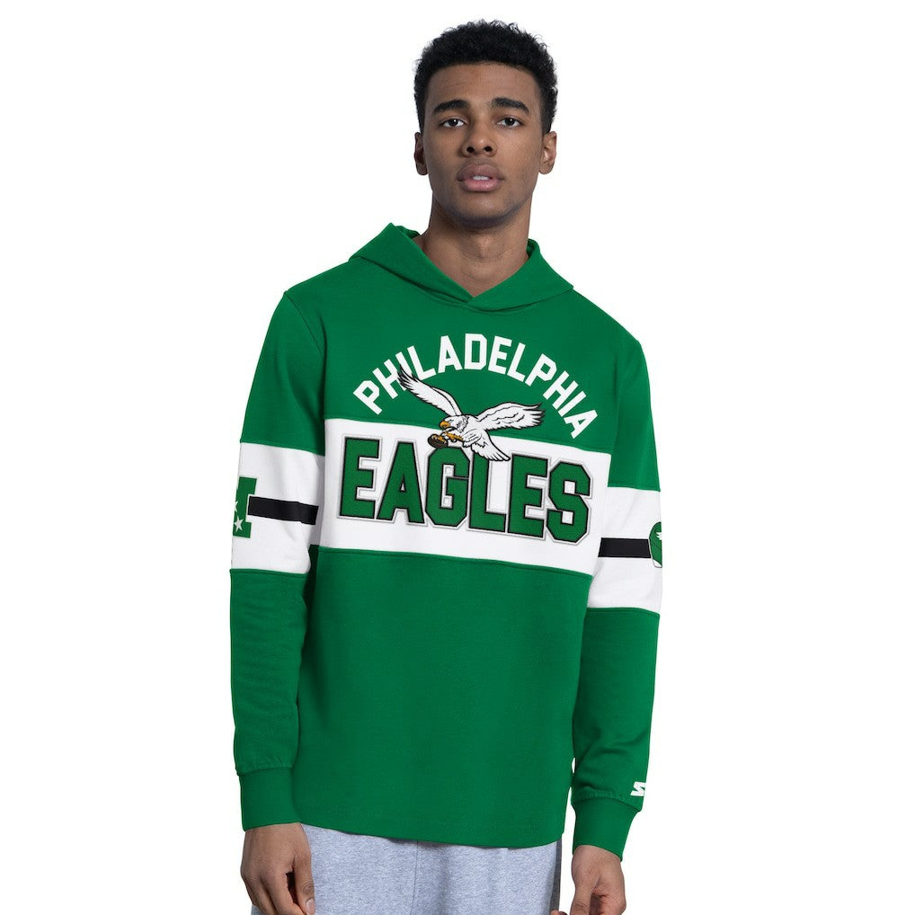Philadelphia Eagles Starter Fullback Jersey Hoodie - Kelly Green Jerseys