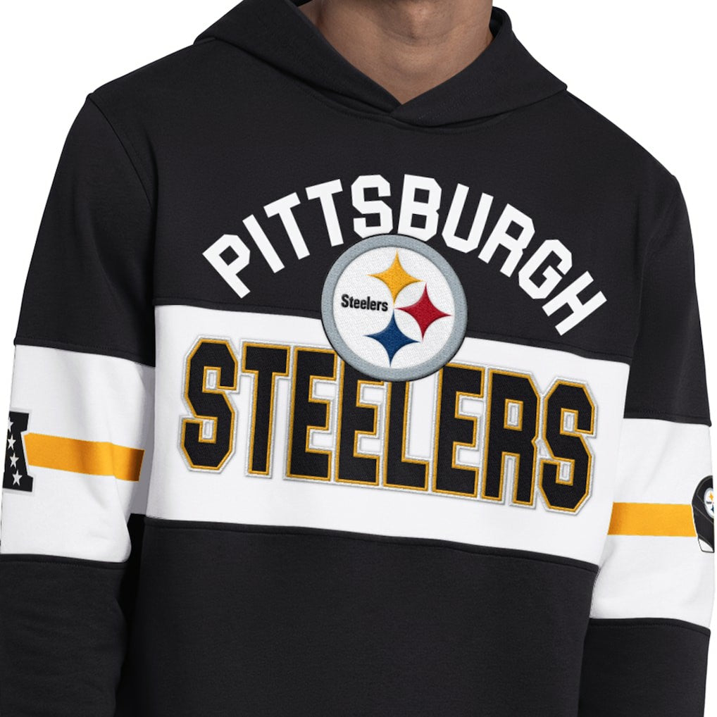 Pittsburgh Steelers Starter Fullback Jersey Hoodie - Black Jerseys