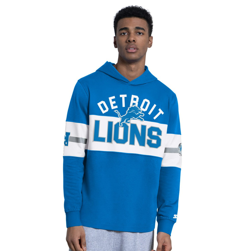 Detroit Lions Starter Fullback Jersey Hoodie - Royal Jerseys