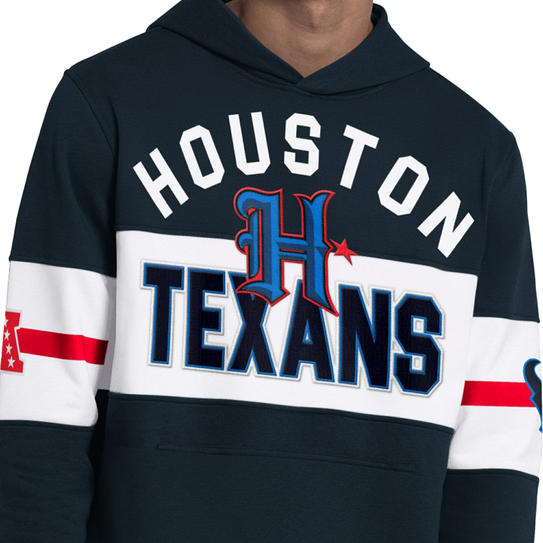 Houston Texans Starter Fullback Jersey Hoodie - Navy Jerseys