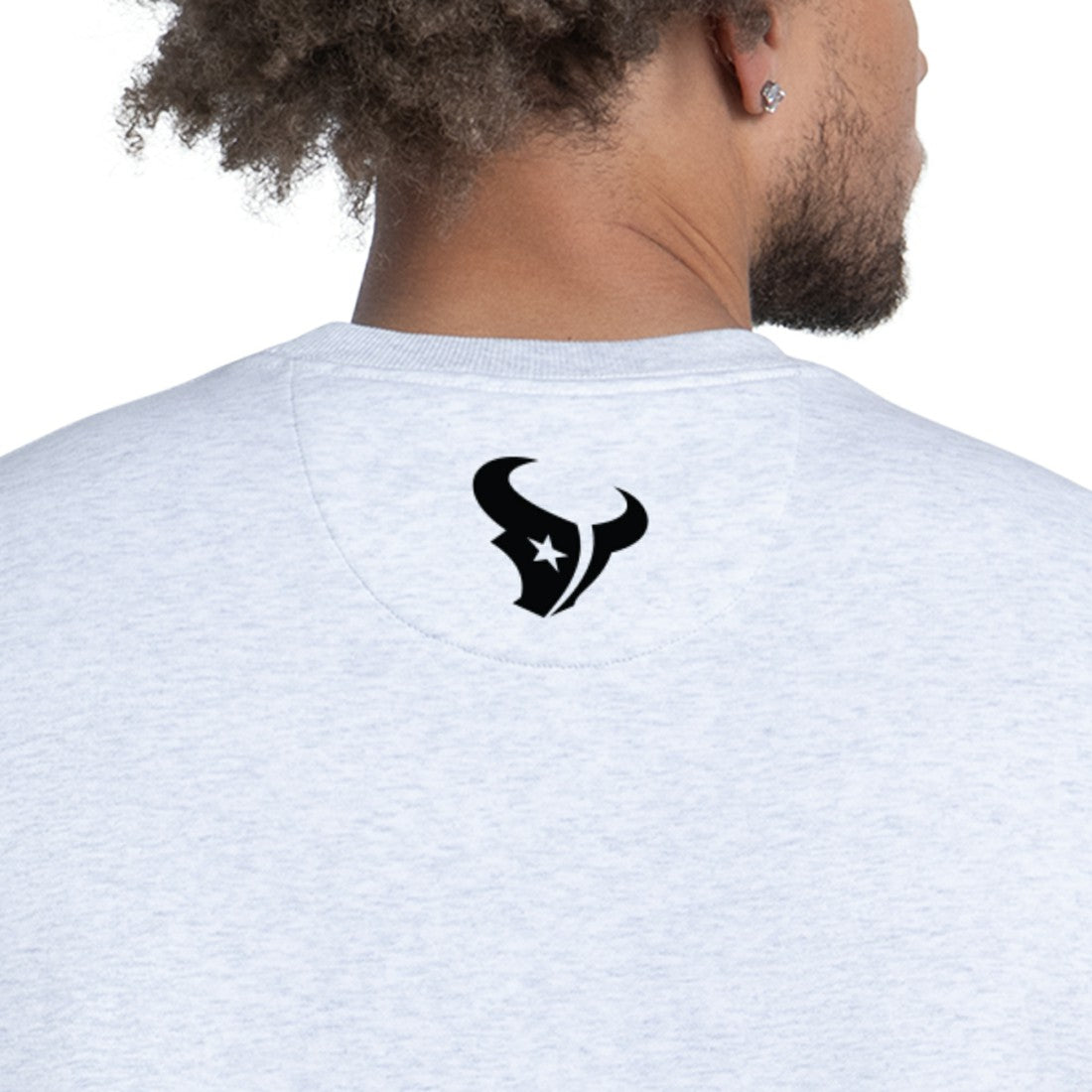 Houston Texans Starter Faceoff Fleece Sweatshirt - Ash Sweatshirts