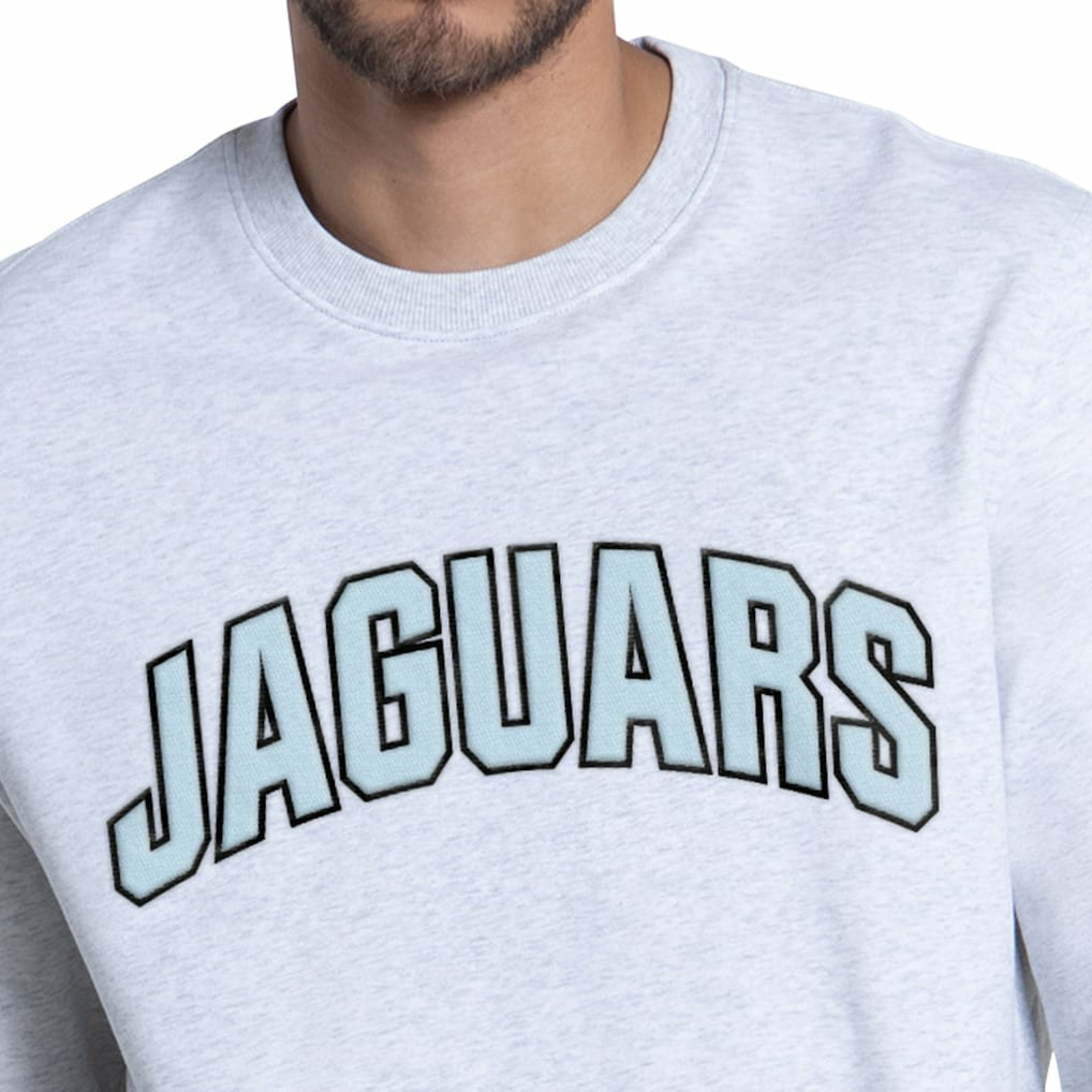Jacksonville Jaguars Starter Faceoff Fleece Sweatshirt - Ash Sweatshirts
