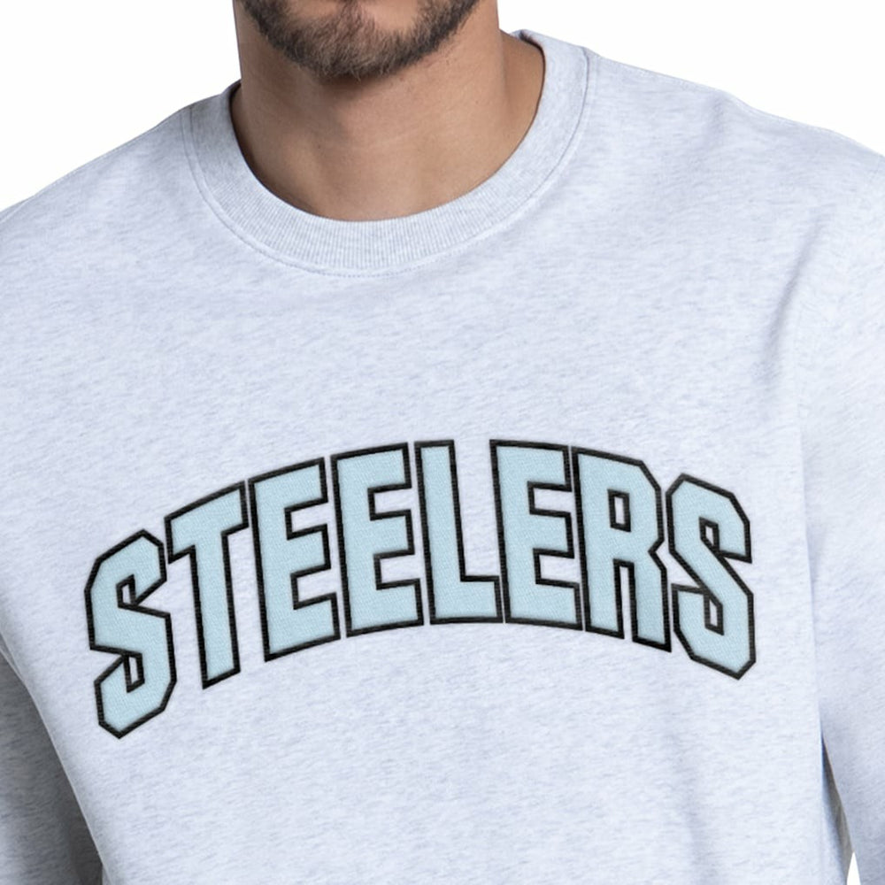 Pittsburgh Steelers Starter Faceoff Fleece Sweatshirt - Ash Sweatshirts
