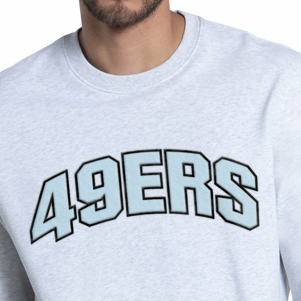 San Francisco 49ers Starter Faceoff Fleece Sweatshirt - Ash Sweatshirts