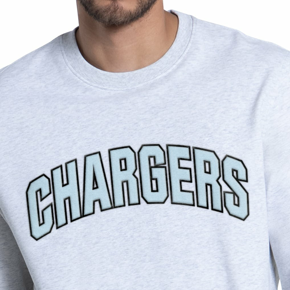 Los Angeles Chargers Starter Faceoff Fleece Sweatshirt - Ash Sweatshirts