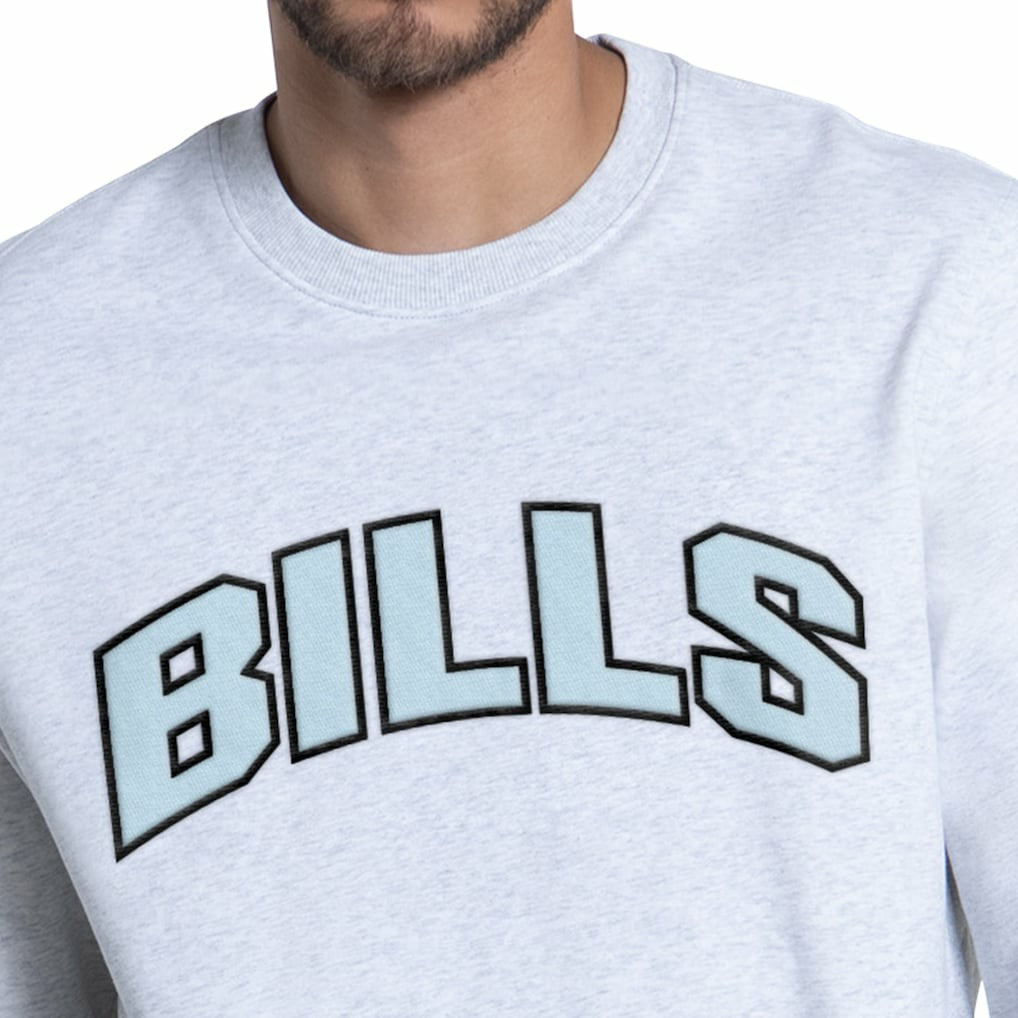 Buffalo Bills Starter Faceoff Fleece Sweatshirt - Ash Sweatshirts