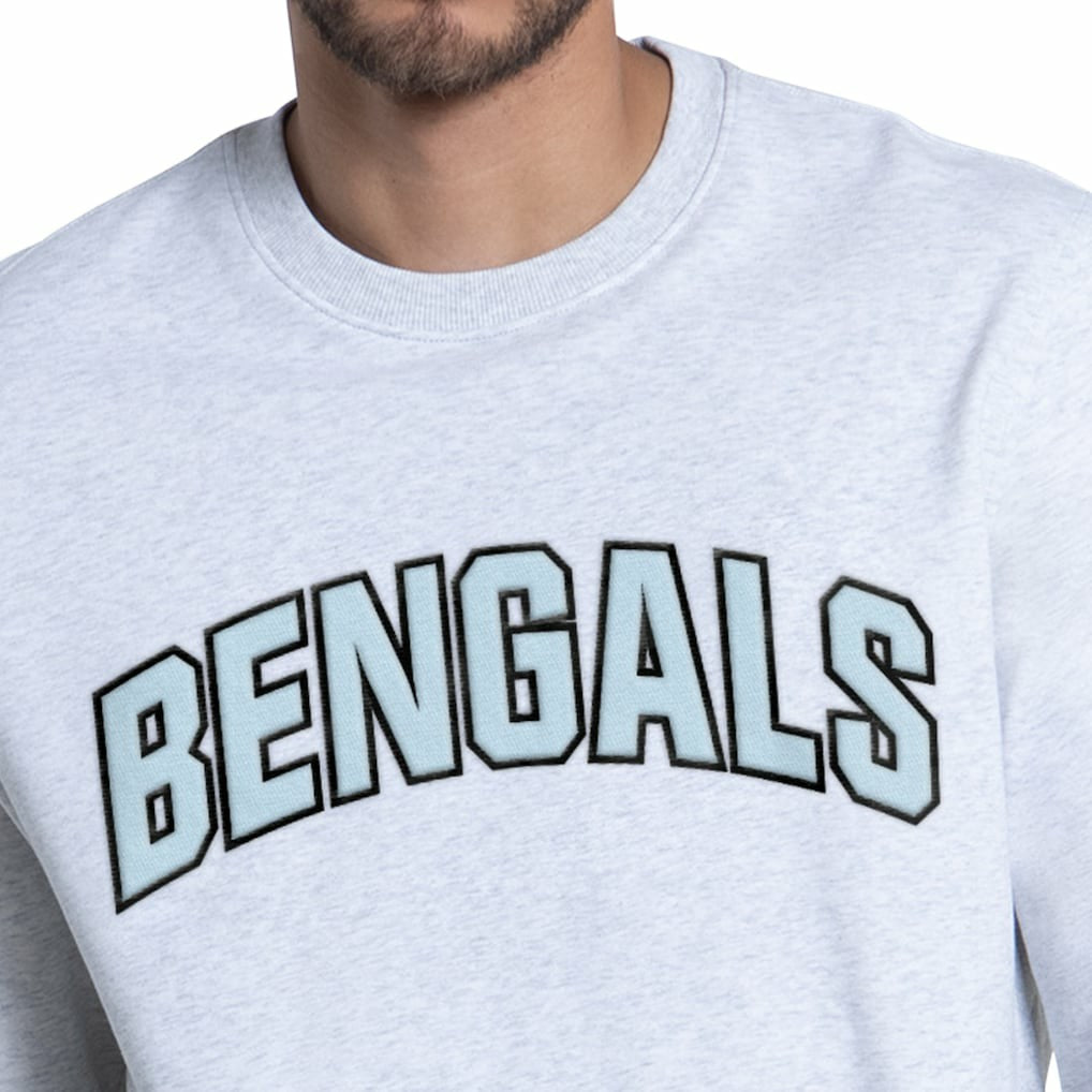 Cincinnati Bengals Starter Faceoff Fleece Sweatshirt - Ash Sweatshirts