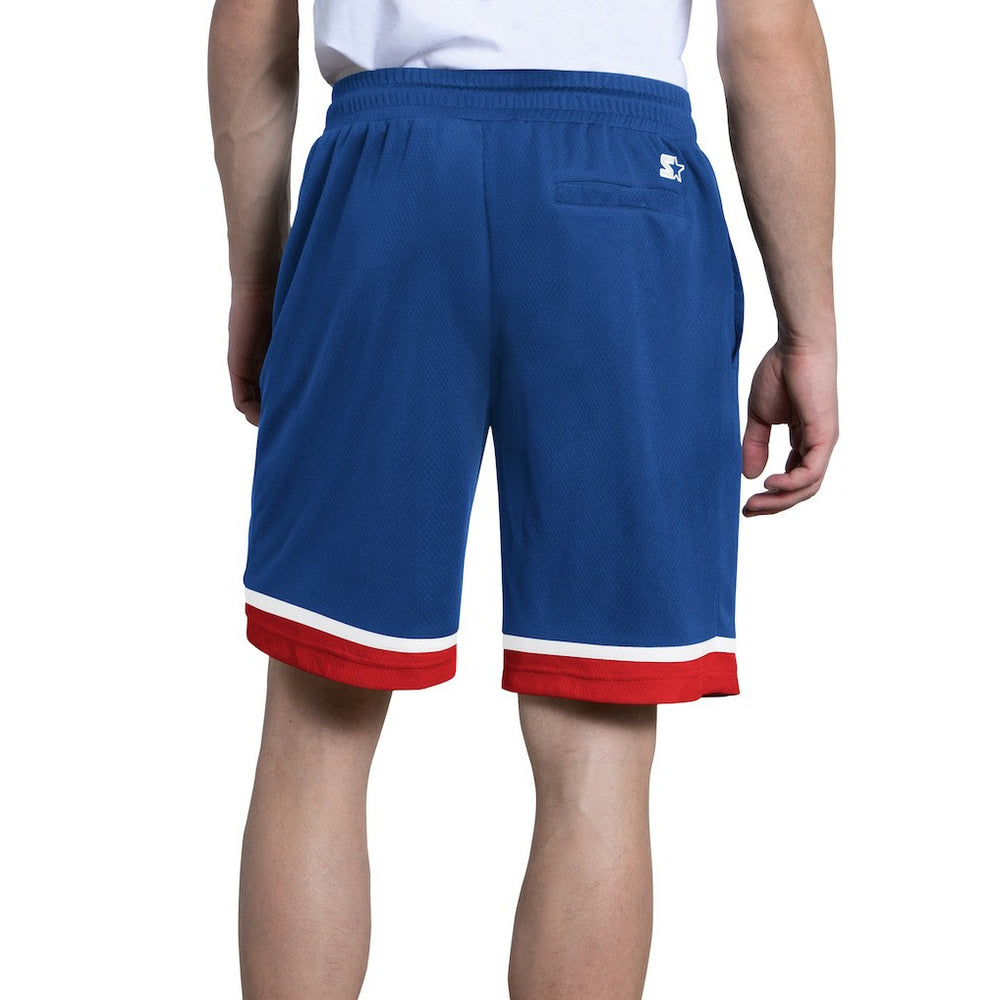New England Patriots Starter Throwback Power Play Mesh Shorts - Royal Shorts