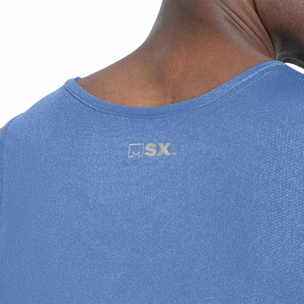Buffalo Bills MSX by Michael Strahan Energy Scoop Neck Tank Top - Royal Tops