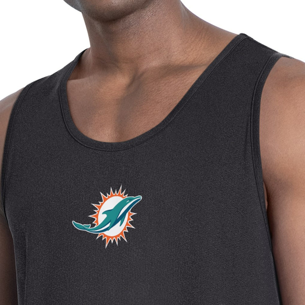 Miami Dolphins MSX by Michael Strahan Energy Tank Top - Charcoal Tops