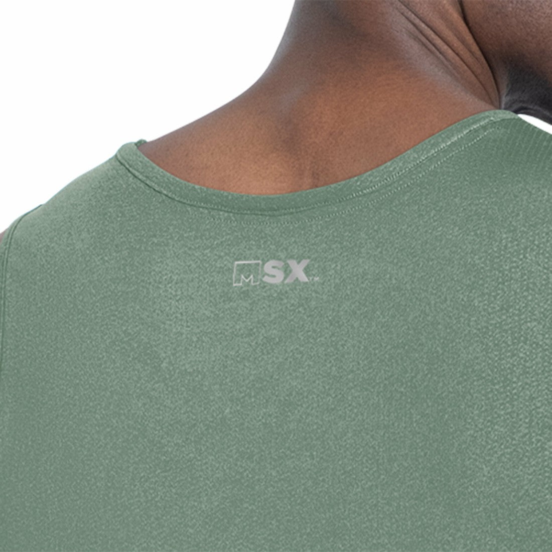 Green Bay Packers MSX by Michael Strahan Energy Scoop Neck Tank Top - Green Tops
