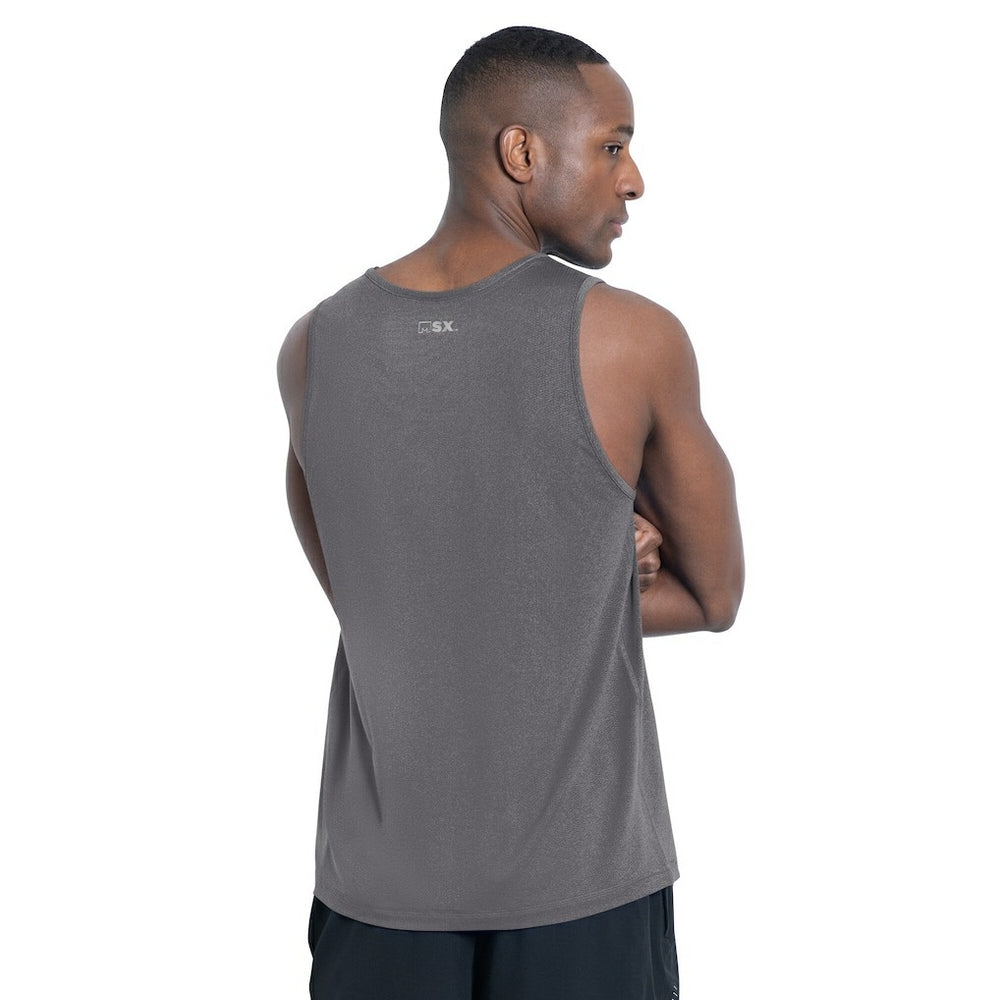 Jacksonville Jaguars MSX by Michael Strahan Energy Tank Top - Charcoal Tops