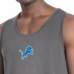 Detroit Lions MSX by Michael Strahan Energy Tank Top - Charcoal Tops