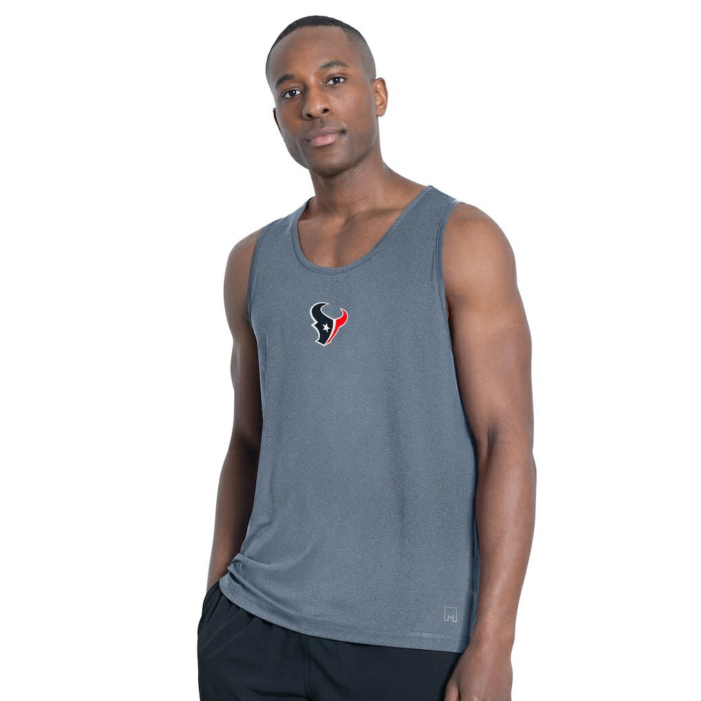 Houston Texans MSX by Michael Strahan Energy Scoop Neck Tank Top - Navy Tops