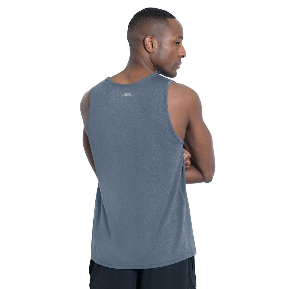 Houston Texans MSX by Michael Strahan Energy Scoop Neck Tank Top - Navy Tops