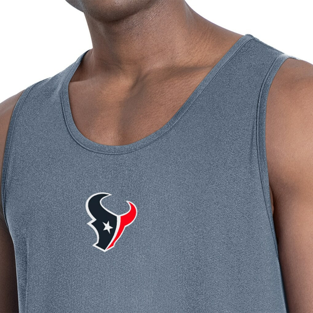 Houston Texans MSX by Michael Strahan Energy Scoop Neck Tank Top - Navy Tops