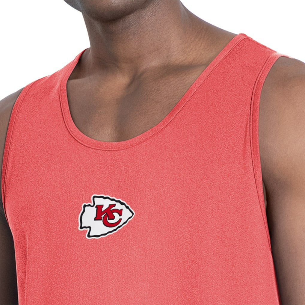 Kansas City Chiefs MSX by Michael Strahan Energy Scoop Neck Tank Top - Red Tops