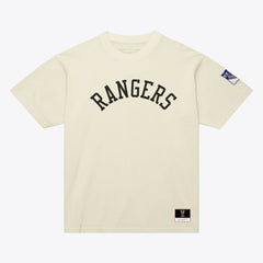 New York Rangers Mitchell & Ness Unisex Arched Team T-Shirt - Cream | US 203521586