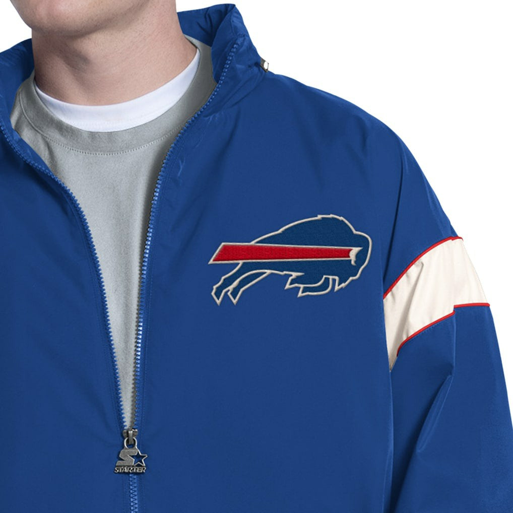 Buffalo Bills Starter The Gust Full-Zip Hooded Jacket - Royal Jackets