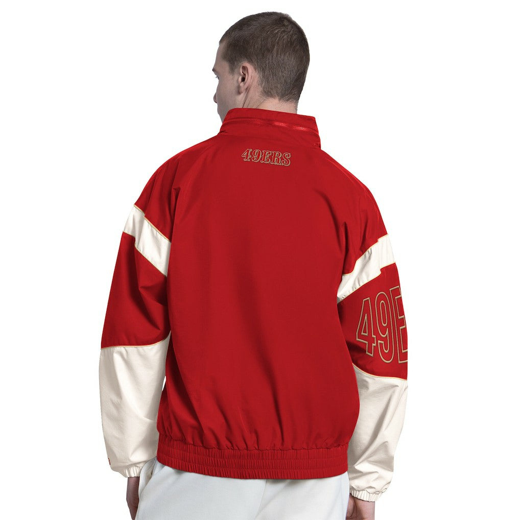 San Francisco 49ers Starter The Gust Full-Zip Hooded Jacket - Scarlet Jackets