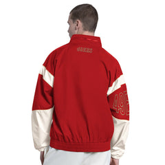 San Francisco 49ers Starter The Gust Full-Zip Hooded Jacket - Scarlet Jackets