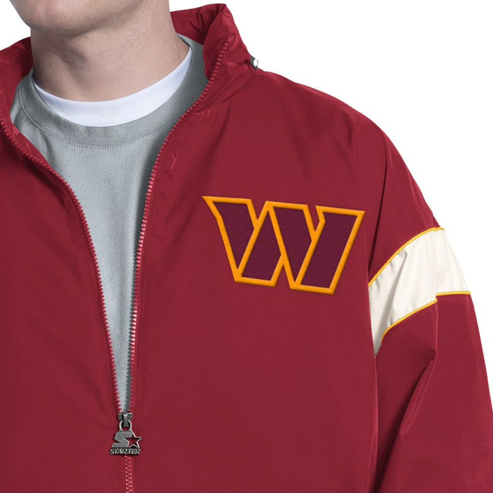 Washington Commanders Starter The Gust Full-Zip Hooded Jacket - Burgundy Jackets