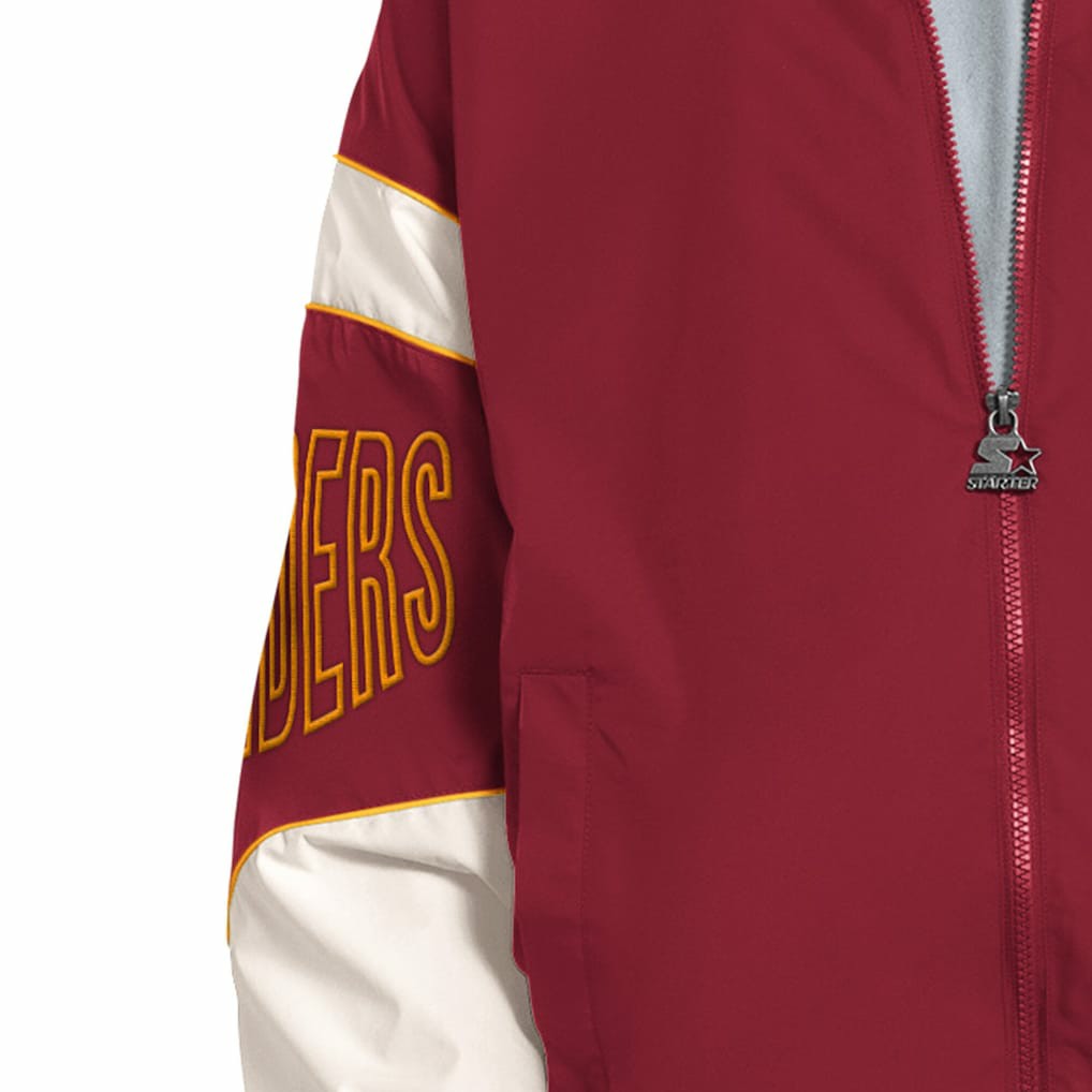 Washington Commanders Starter The Gust Full-Zip Hooded Jacket - Burgundy Jackets