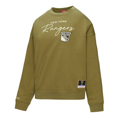 New York Rangers Mitchell & Ness Women's Fleece Sweatshirt - Hunter Green | US 203521937
