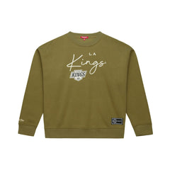 Los Angeles Kings Mitchell & Ness Women's Fleece Sweatshirt - Hunter Green | US 203521939
