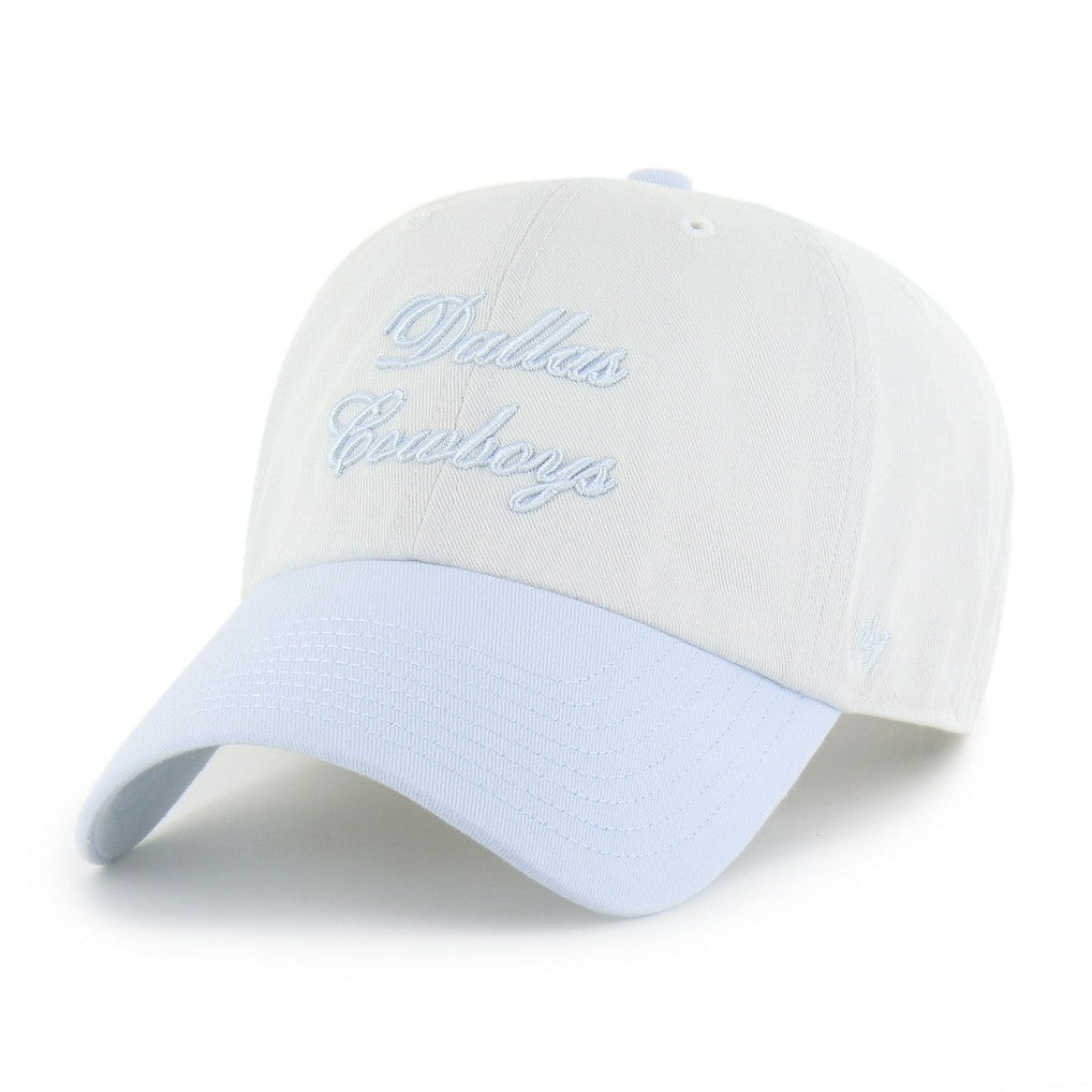 Dallas Cowboys '47 Women's Gelato Two-Tone Clean Up Adjustable Hat - White Hats
