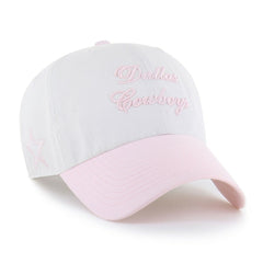 Dallas Cowboys '47 Women's Gelato Two-Tone Clean Up Adjustable Hat - White Hats
