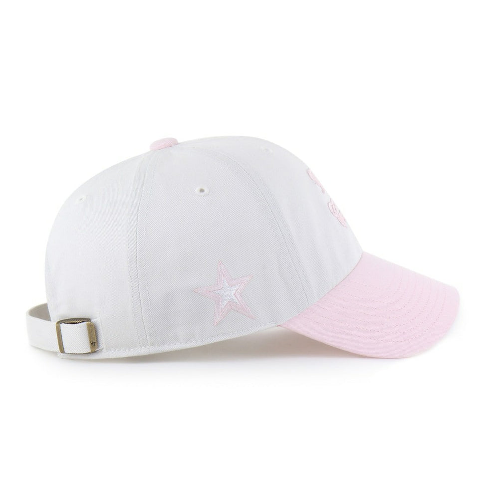 Dallas Cowboys '47 Women's Gelato Two-Tone Clean Up Adjustable Hat - White Hats
