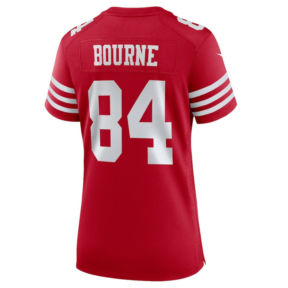 Kendrick Bourne San Francisco 49ers Women's Team Game Jersey - Scarlet Jerseys