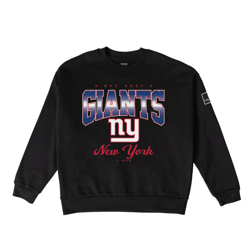 New York Giants Gameday Couture Women's Powerhouse Play Premium Fleece Sweatshirt - Black Sweatshirts