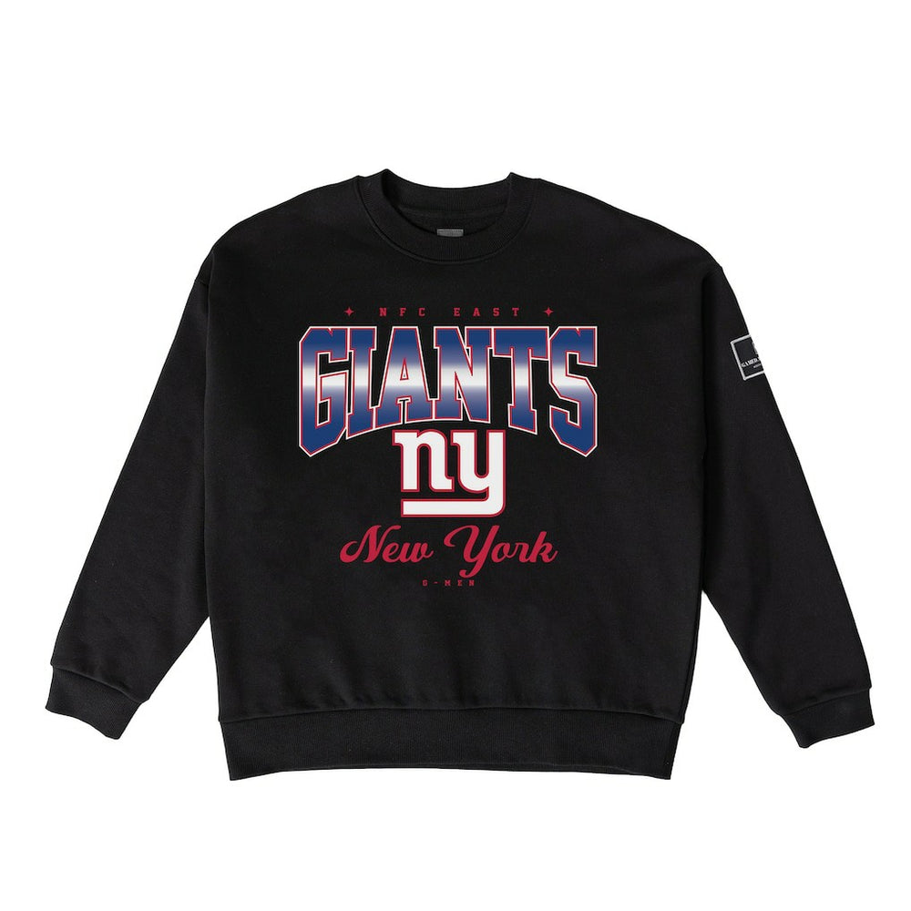 New York Giants Gameday Couture Women's Powerhouse Play Premium Fleece Sweatshirt - Black Sweatshirts
