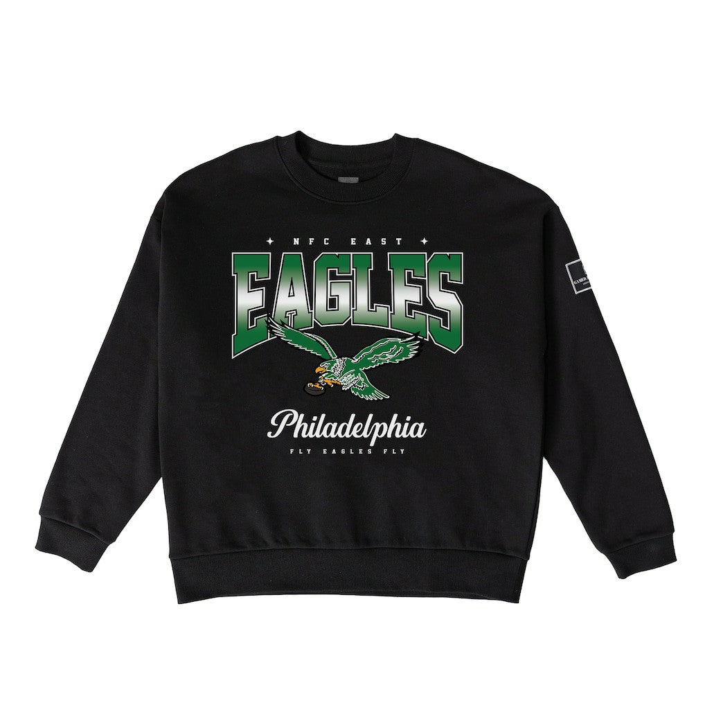 Philadelphia Eagles Gameday Couture Women's Powerhouse Play Premium Fleece Sweatshirt - Black Sweatshirts