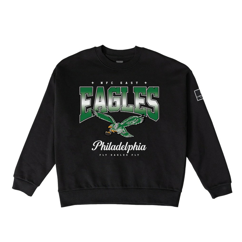 Philadelphia Eagles Gameday Couture Women's Powerhouse Play Premium Fleece Sweatshirt - Black Sweatshirts
