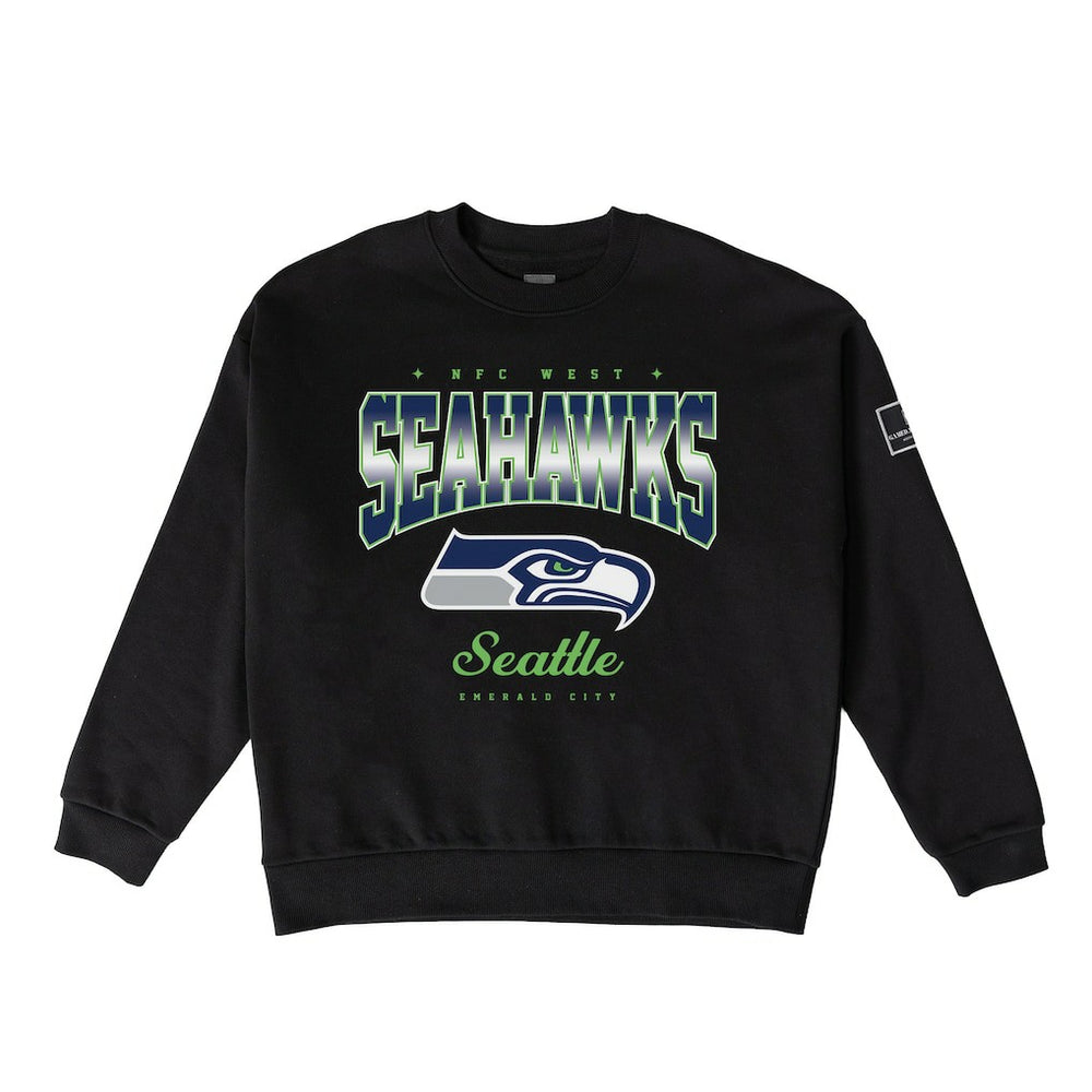 Seattle Seahawks Gameday Couture Women's Powerhouse Play Premium Fleece Sweatshirt - Black Sweatshirts
