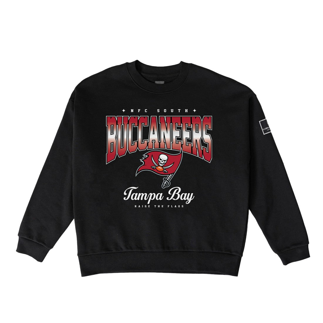 Tampa Bay Buccaneers Gameday Couture Women's Powerhouse Play Premium Fleece Sweatshirt - Black Sweatshirts
