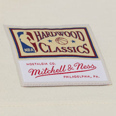 Houston Rockets Hardwood Classics Chainstitch Premium T-Shirt Cream - Mitchell & Ness