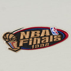 Chicago Bulls Hardwood Classics Chainstitch Premium T-Shirt Cream - Mitchell & Ness