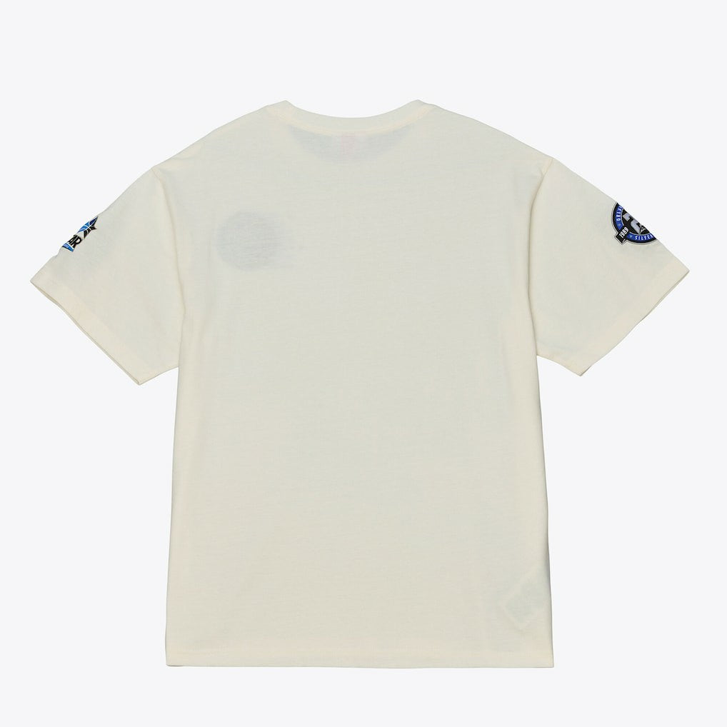 Orlando Magic Hardwood Classics Chainstitch Premium T-Shirt Cream - Mitchell & Ness