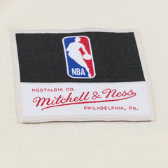 Oklahoma City Thunder Hardwood Classics Chainstitch Premium T-Shirt Cream - Mitchell & Ness